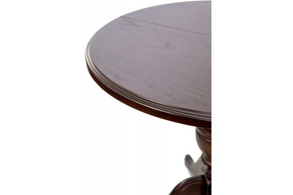 Стіл обідній Гермес Д=89 ( +38 ), т.горіх