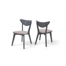 Стілець Лукас м'який, сірий/сіра тканина