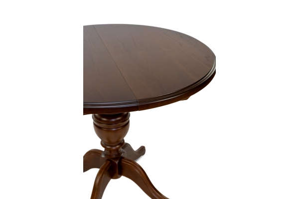 Стіл обідній Гермес Д=89 ( +38 ), горіх