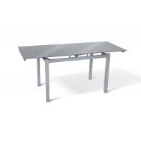 Стіл Венді XS-1025, 80/130*65, сірий (скло)
