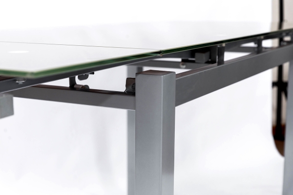 Стіл Венді XS-1025, 110/170*70, кавовий (скло)