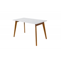 Стіл обідній Дуглас 1195*670, білий/ясен