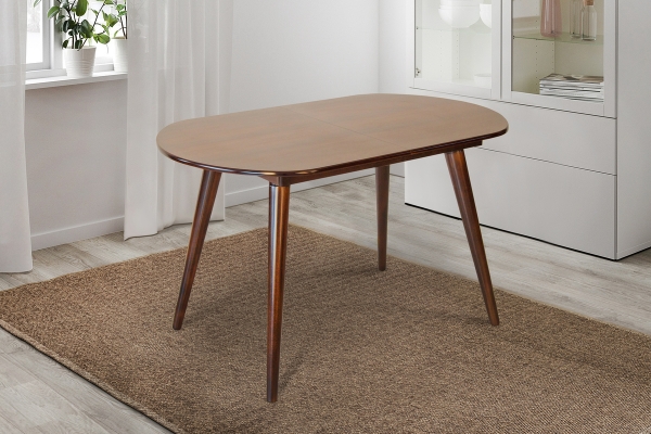 Стіл обідній Патрік (1290+340)*810, горіх темн.