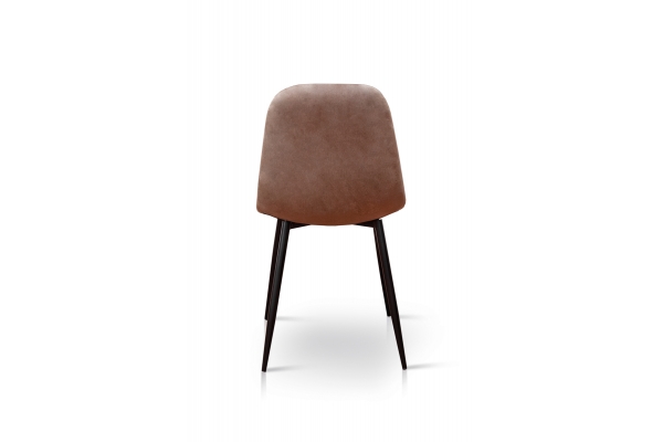 Стілець Нота, чорний/ шоколад G062-07