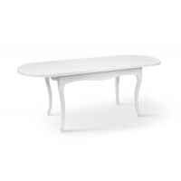 Стіл обідній Олівер (1500+500)*845, білий