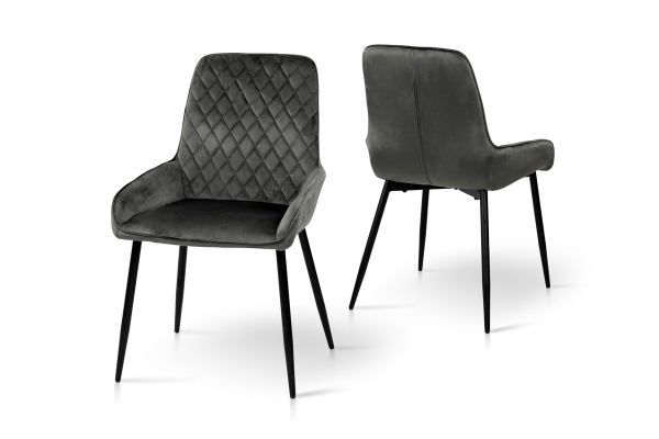 Стілець Ніколь XS-2839, чорний/графіт