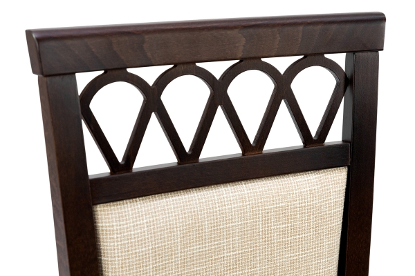 Стул Анжело 5, орех/свет ткань Luis 1---