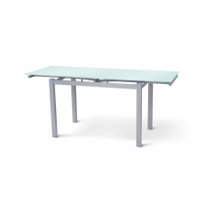 Стіл Венді XS-1025, 80/130*65, білий/сірі ноги