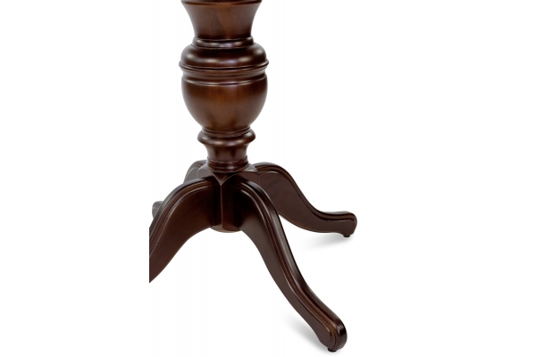 Стіл обідній Гермес Д=89 ( +38 ), т.горіх