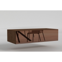 Антресоль Noir/Нуар 2-дв