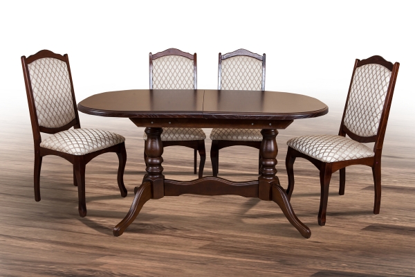 Стіл обідній Вавілон ( 150+40 )/90, т.горіх