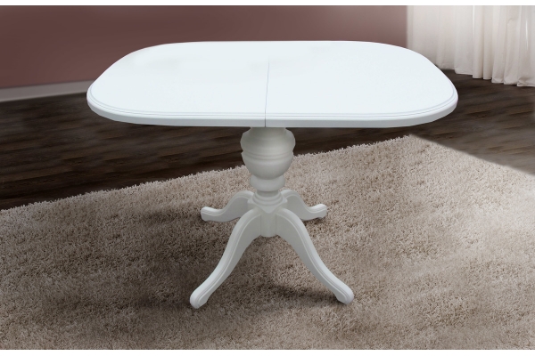 Стіл обідній Тріумф ( 105+40 )/75, ваніль