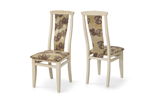 Стілець обідній Чумак-2, слон кістка/бабочка NEW