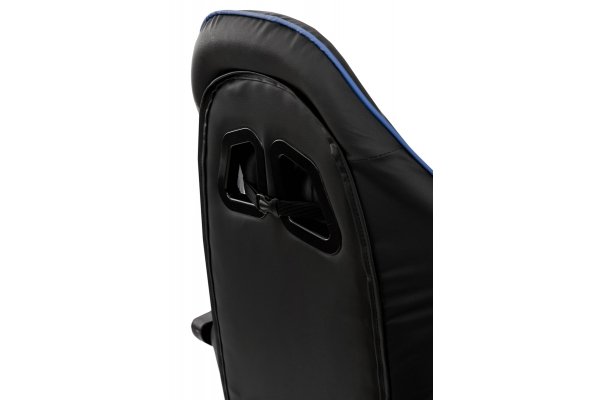 Крісло геймерське Слім, чорний/синій