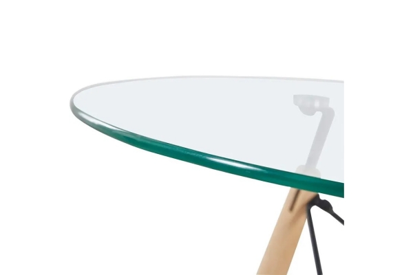 Стіл обідній ЕТНА Glass (D=80cm), скло