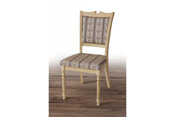 Стілець Сицилія Люкс, слон.кістк+пат/Версаль 2600б