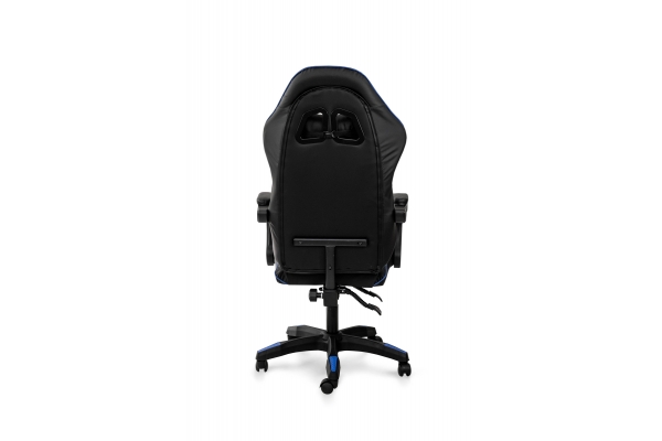 Крісло геймерське Слім, чорний/синій