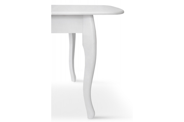 Стіл обідній Кантрі (930+300)*670, білий