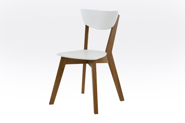 Стул Рондо ножки орех/спинка белая---