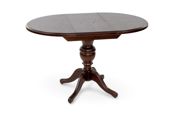 Стіл обідній Гермес Д=89 ( +38 ), т.горіх