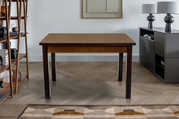 Стіл обідній Бронкс 120(+40+40)*80, темн.горіх