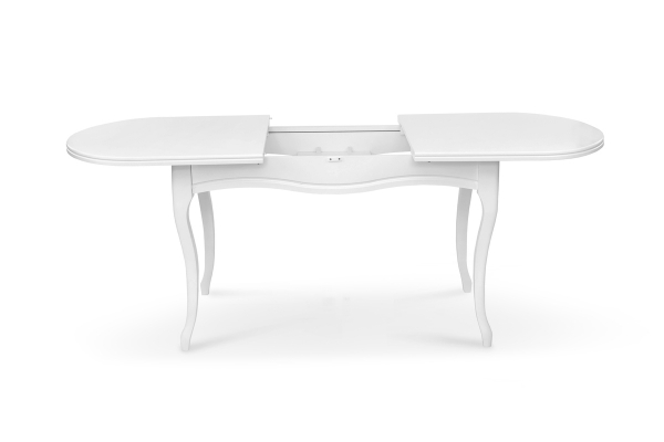 Стіл обідній Олівер (1500+500)*845, білий