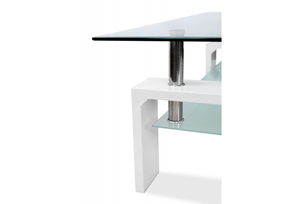 Стіл журнальний Кватро XS-3021, білий