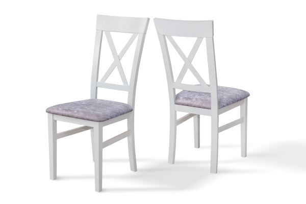 Стілець Кросс, білий/Cuba 06---