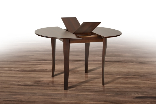 Стіл обідній Дукат (930+250)*930, горіх темн.