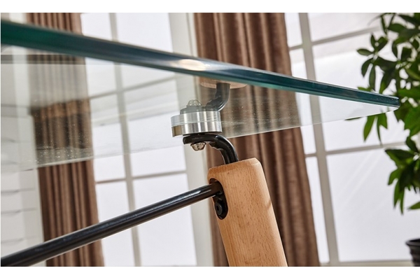 Стіл обідній ЕВЕРЕСТ Glass 120*80, скло