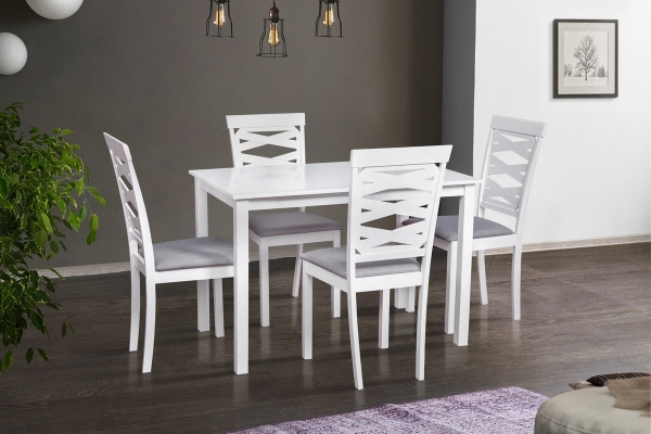 Комплект Бруклин (1+4) Белый WHITE