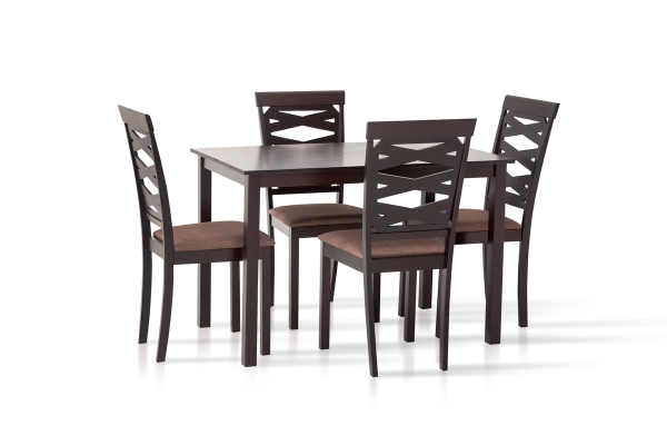 Комплект Бруклин (1+4) Венге-шоколад DARK CAPUCINO