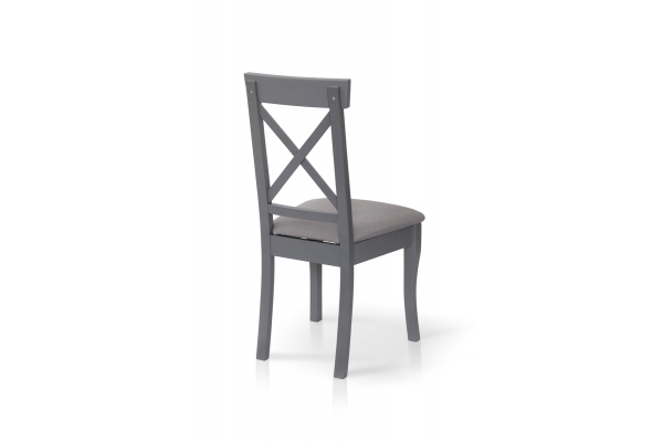 Стілець СКАНДІ, сірий/сіра тканина