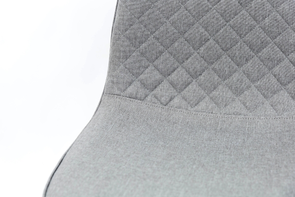 Стілець Марс, чорний/ тканина сіра