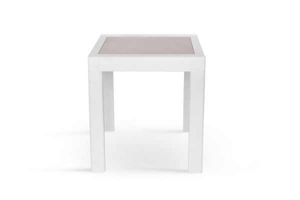 Стіл обідній Онікс (710 (1420))*790, білий