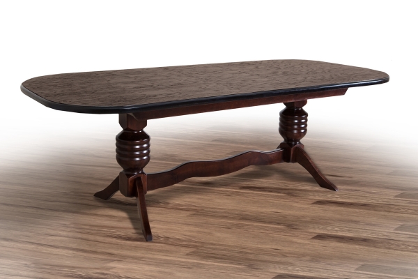 Стіл обідній Гетьман (200+2*40 )/100, горіх