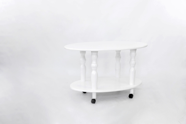 Стіл журнальн Прадо (920*600*570), білий