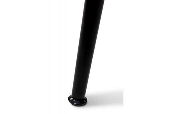 Стіл Торнадо, 120*70, чорний/MDF сірий бетон