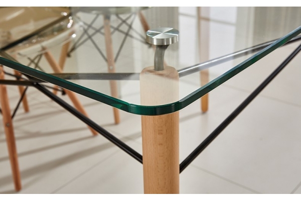 Стіл обідній ЕВЕРЕСТ Glass 120*80, скло