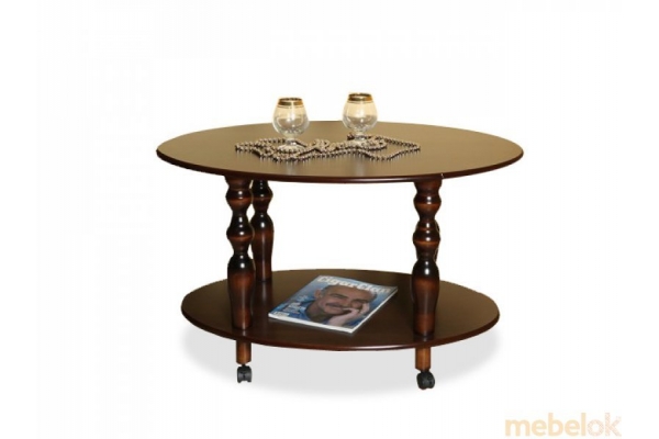 Стіл журнальн Прадо (920*600*570), горіх темн.