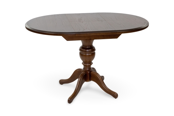 Стіл обідній Гермес Д=89 ( +38 ), горіх