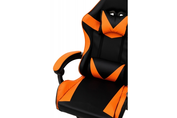 Крісло геймерське Слім, чорний/помаранчевий
