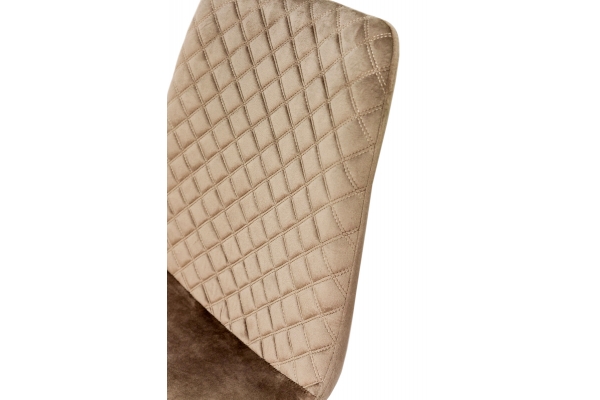 Стілець Некст, чорний/велюр мокрий пісок