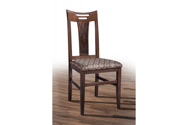 Стілець Юля тверд.спинка (т.горіх/авилла2/7)