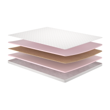 Гранат кокос матрац топпер - Flip Granat cocos Matroluxe тонкий матрац на диван